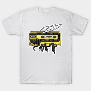 Buzzin' Yellow Bee Network Bus, Transport for Greater Manchester T-Shirt